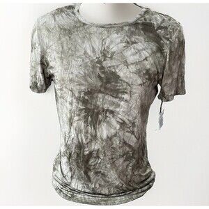 Jackson Green Tie Dye Tee Shirt Size S NWT Soft Short Sleeve Longer Length